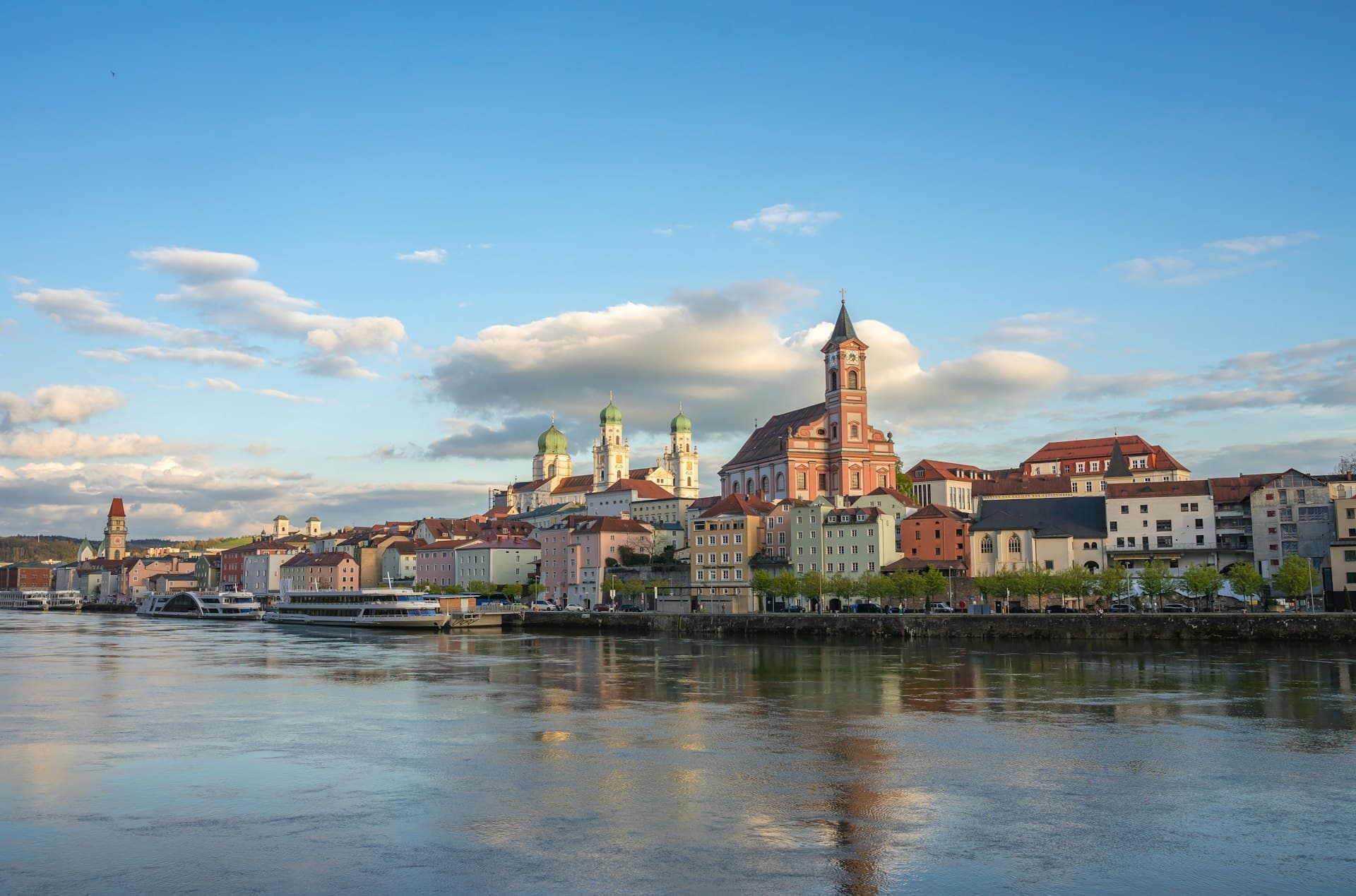 Passau — Blick auf die Altstadt und den Inn